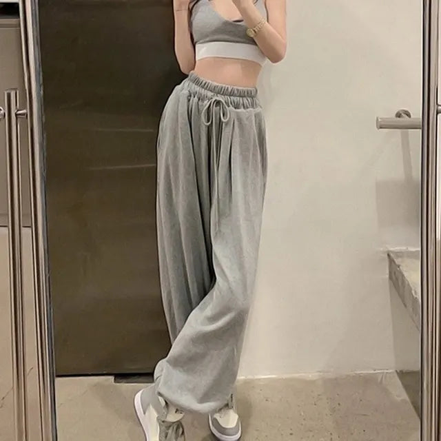 2023 Athleisure Sports Loose Thin Pants 