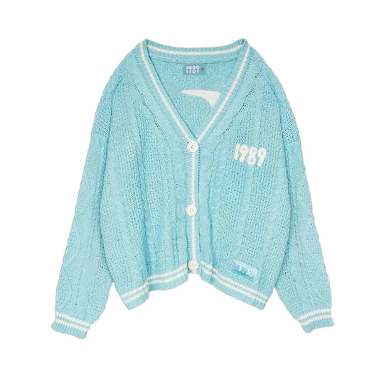 Taylor's New Blue 1989 Cardigan for Women