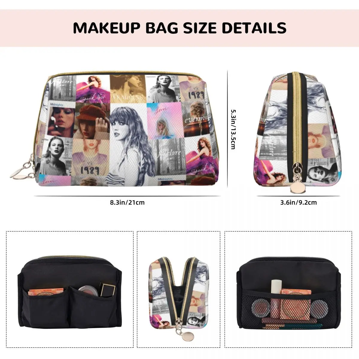 Stylish Girl Swifties Cosmetic Bags 