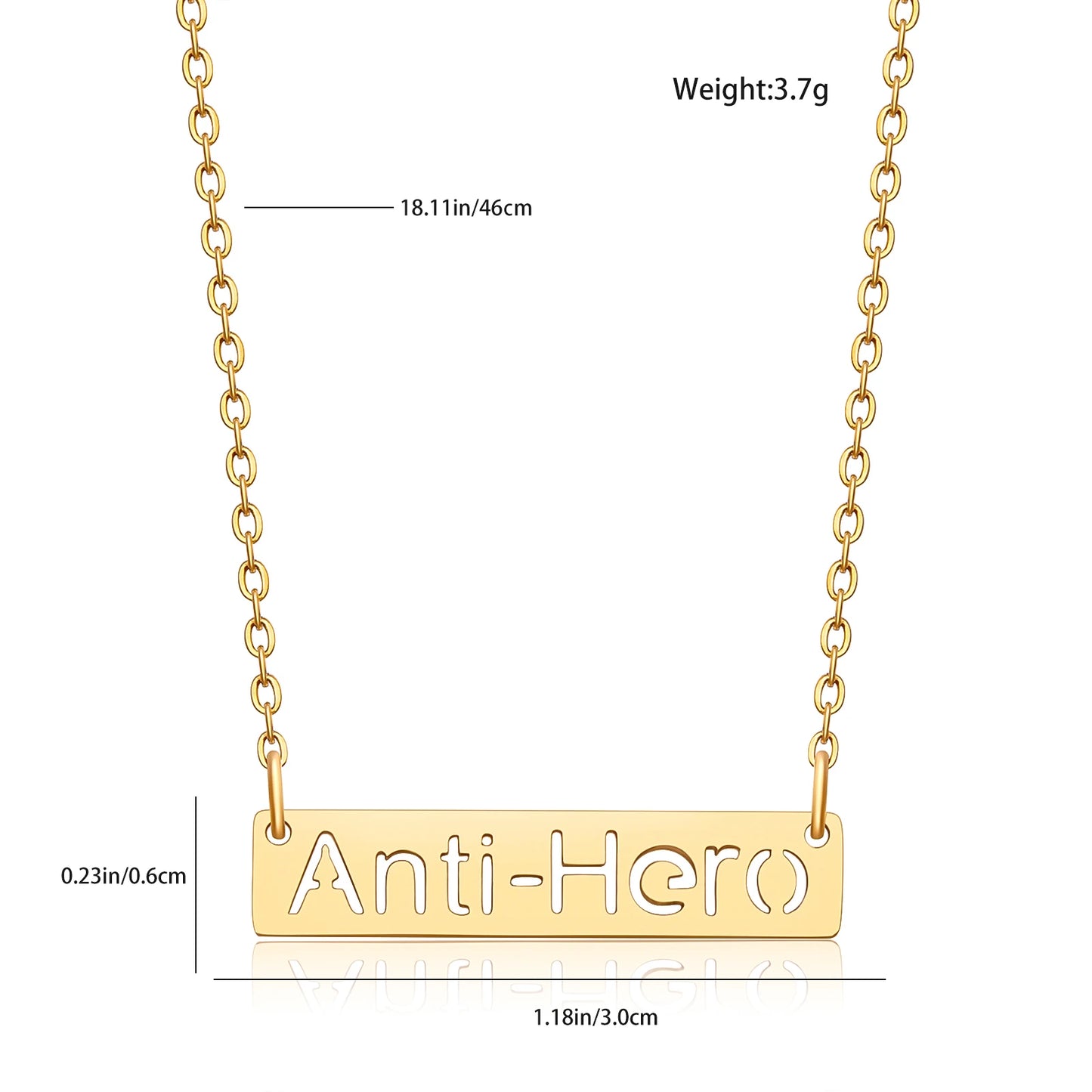 Taylor Swift ANTI-HERO Necklace 2023 the Eras Tour 